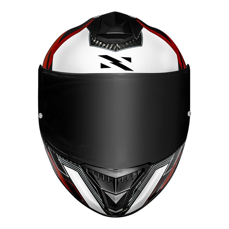 CARBON R TEAM CAPACETE VERMELHO