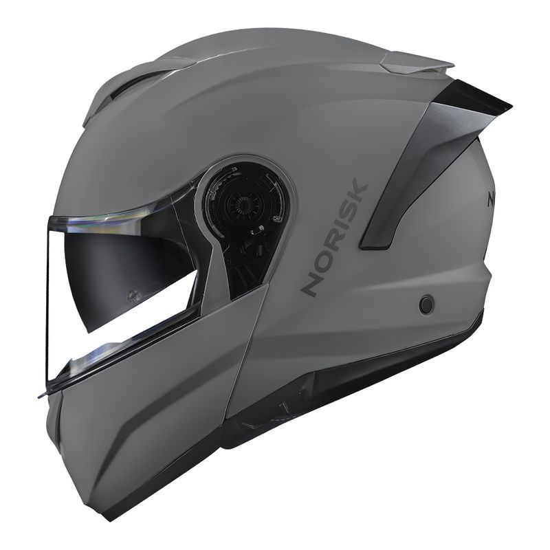 CAPACETE NORISK FORCE II MONOCOLOR NARDO CINZA