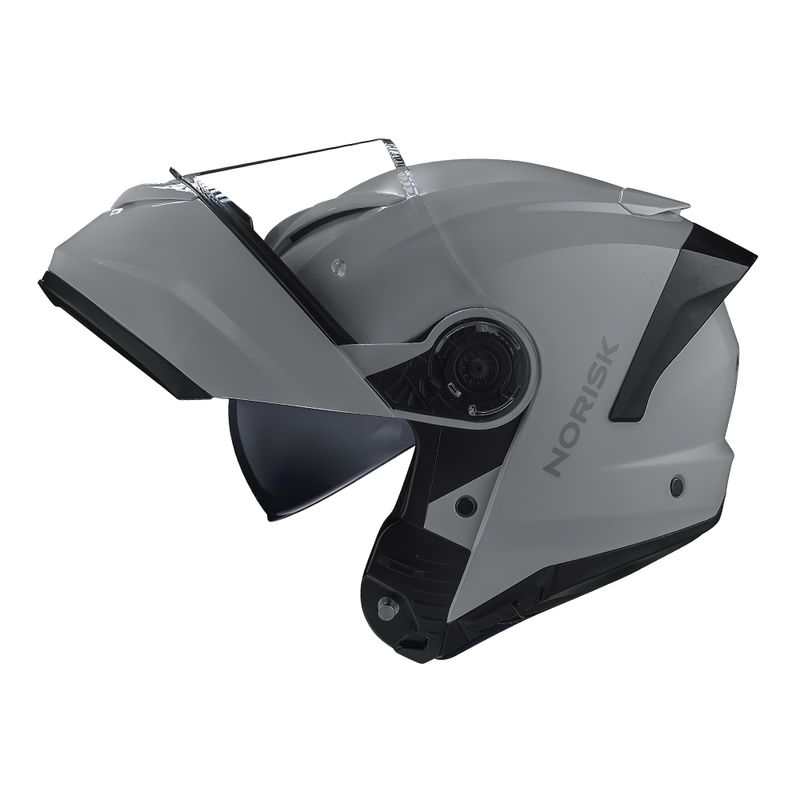 CAPACETE NORISK FORCE II MONOCOLOR NARDO CINZA