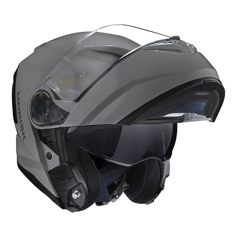 CAPACETE NORISK FORCE II MONOCOLOR NARDO CINZA