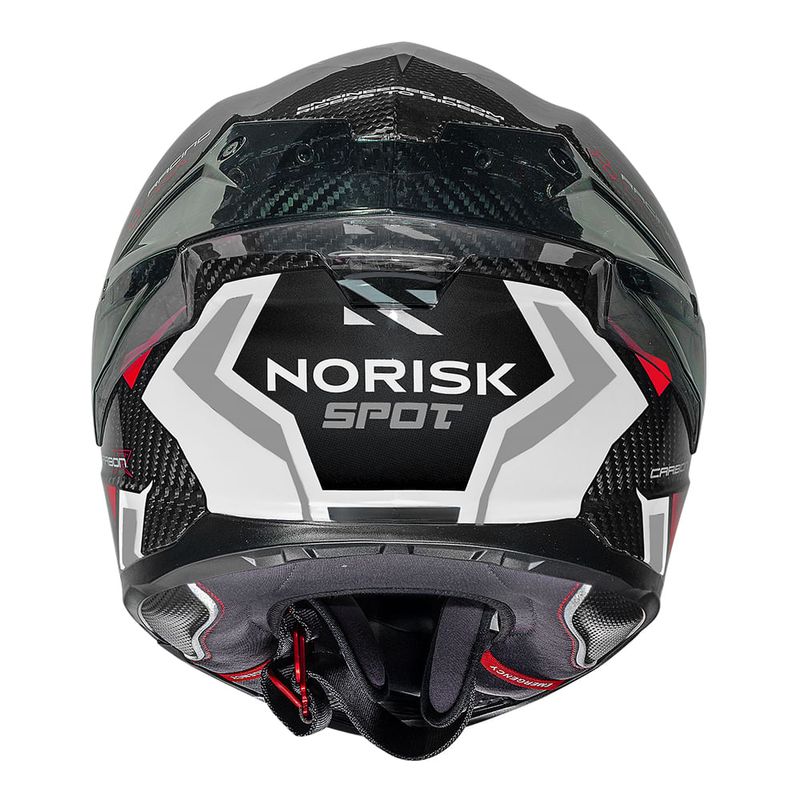 CAPACETE NORISK CARBON R SPOT BRANCO