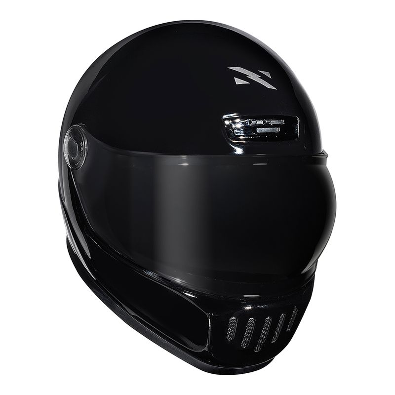 CAPACETE V8 MONOCOLOR PRETO