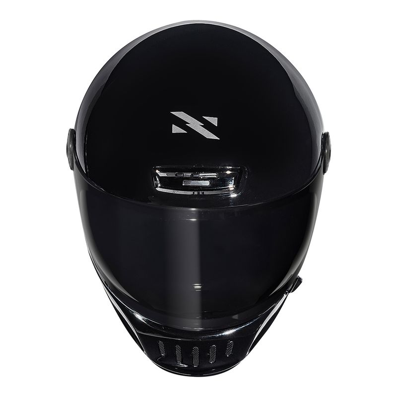 CAPACETE V8 MONOCOLOR PRETO