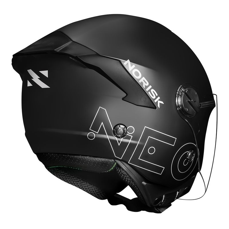 CAPACETE NEO MONOCOLOR PRETO FOSCO