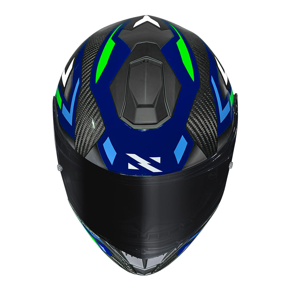 CAPACETE NORISK CARBON R SPOT AZUL