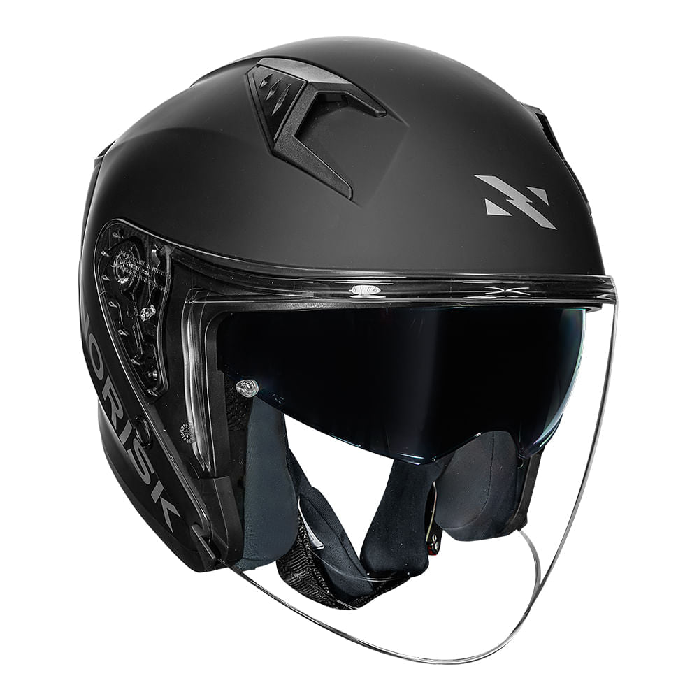 CAPACETE DOWNTOWN II MONOCOLOR PRETO FOSCO