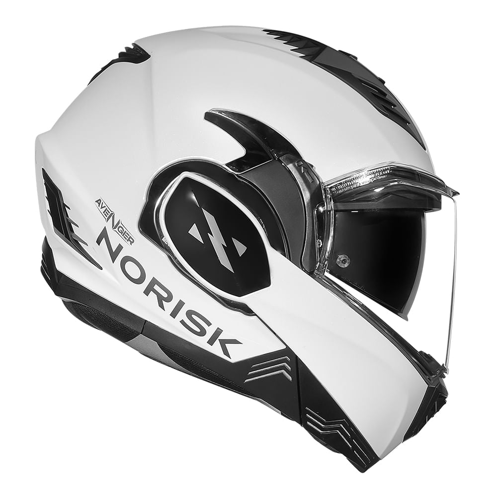 CAPACETE AVENGER MONOCOLOR BRANCO