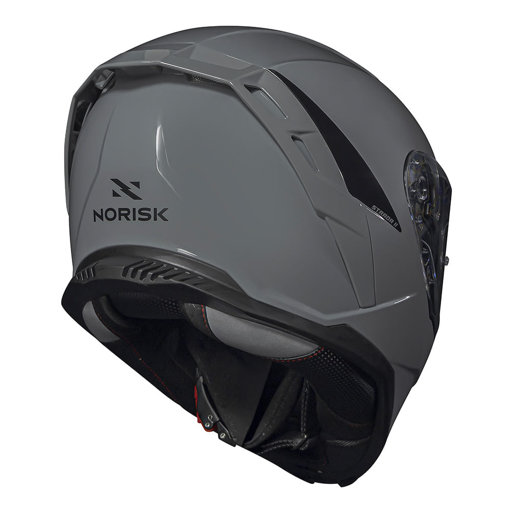 CAPACETE STRADA II MONOCOLOR NARDO CINZA