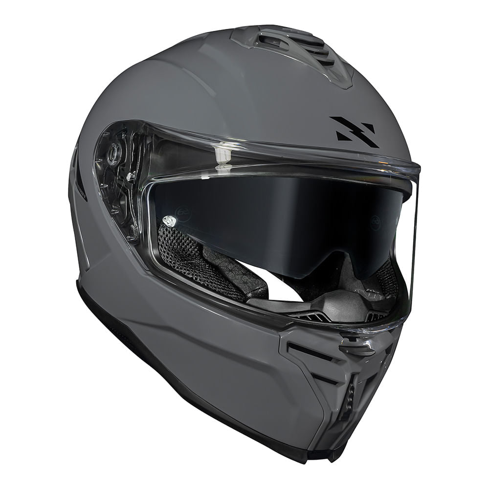 CAPACETE STRADA II MONOCOLOR NARDO CINZA