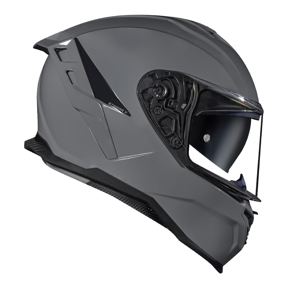 CAPACETE STRADA II MONOCOLOR NARDO CINZA