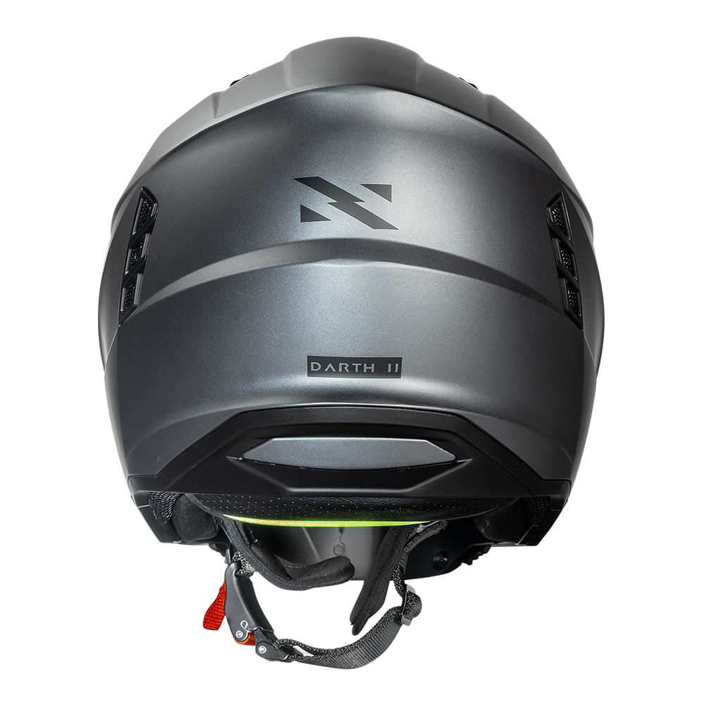 DARTH II CAPACETE MONOCOLOR TITANIUM FOSCO