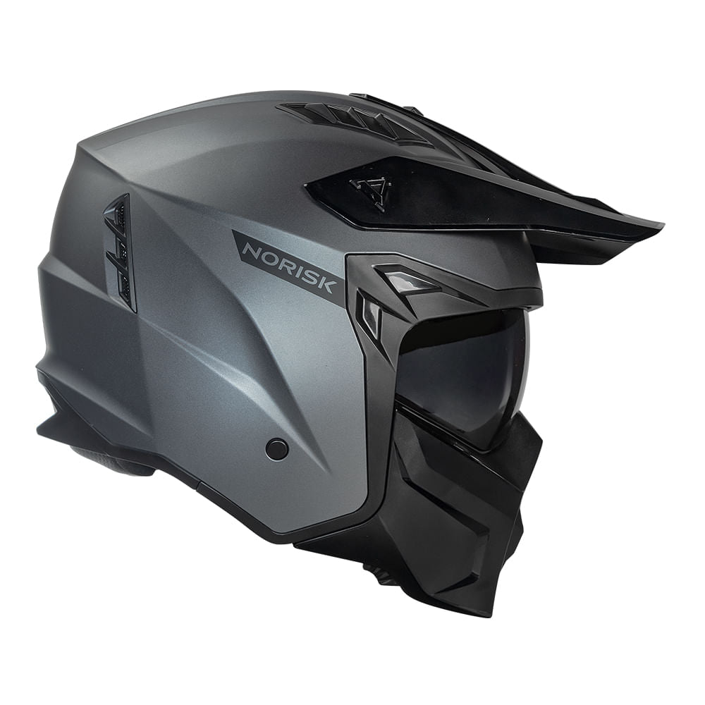 DARTH II CAPACETE MONOCOLOR TITANIUM FOSCO