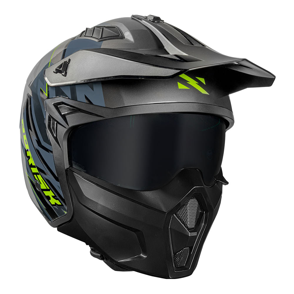 CAPACETE DARTH II STORM TITANIUM