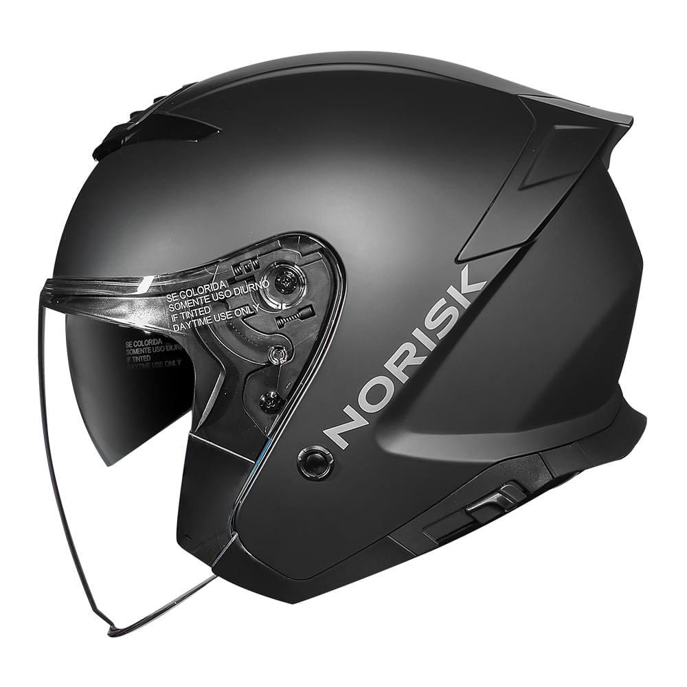 CAPACETE CITY MONOCOLOR PRETO FOSCO