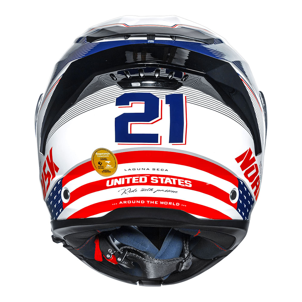 CAPACETE FORCE II GRAND PRIX USA