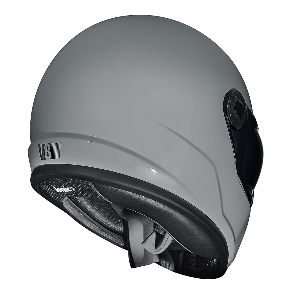 CAPACETE V8 MONOCOLOR NARDO GREY