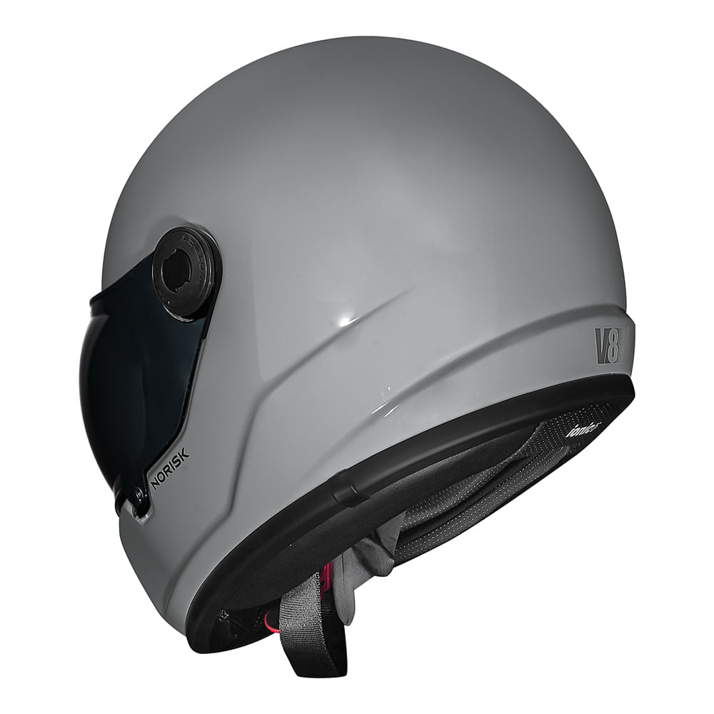 CAPACETE V8 MONOCOLOR NARDO GREY