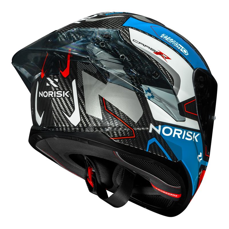 CAPACETE NORISK CARBON R RIDER AZUL