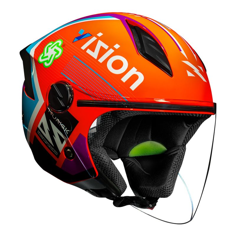 CAPACETE NEO VIZION LARANJA