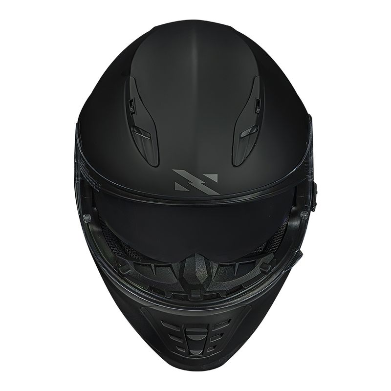 CAPACETE SOUL MONOCOLOR PRETO FOSCO
