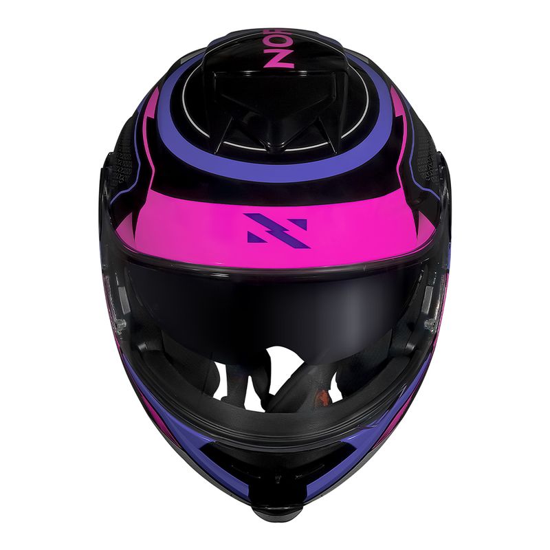 CAPACETE ROUTE FF345 SPEEDMAX ROXO ARTICULADO