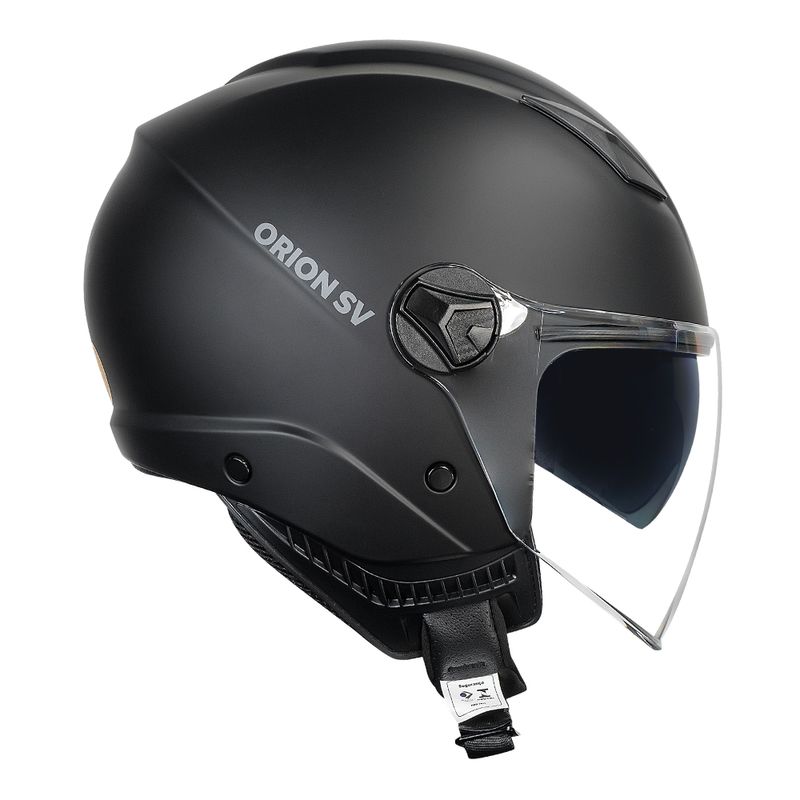 CAPACETE ORION SV MONOCOLOR PRETO FOSCO