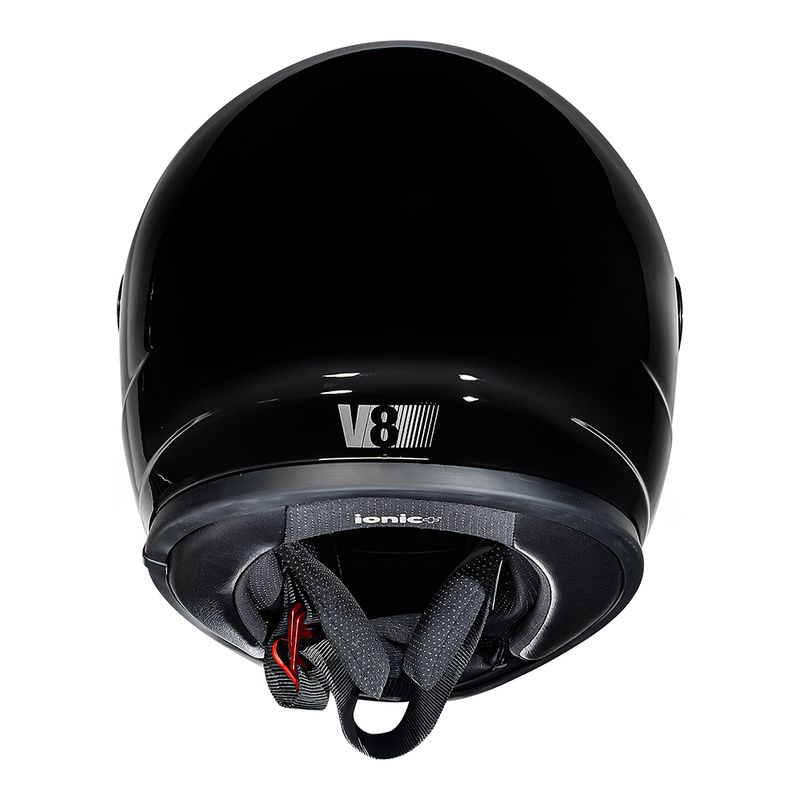 CAPACETE V8 MONOCOLOR PRETO