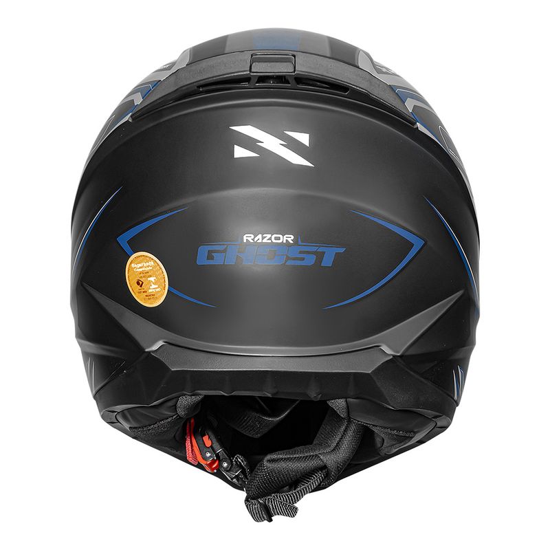 RAZOR GHOST CAPACETE PRETO FOSCO