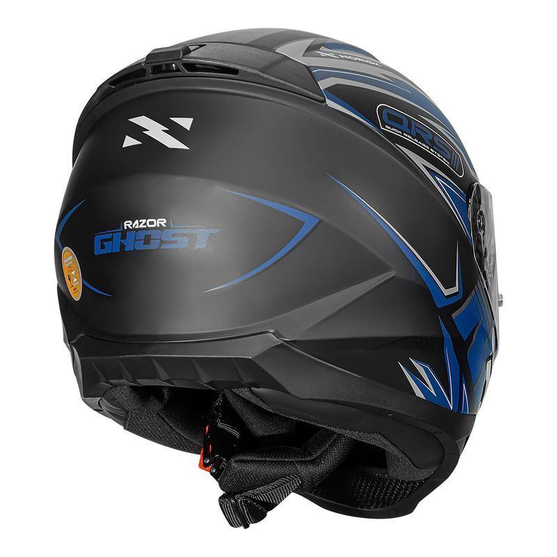 RAZOR GHOST CAPACETE PRETO FOSCO