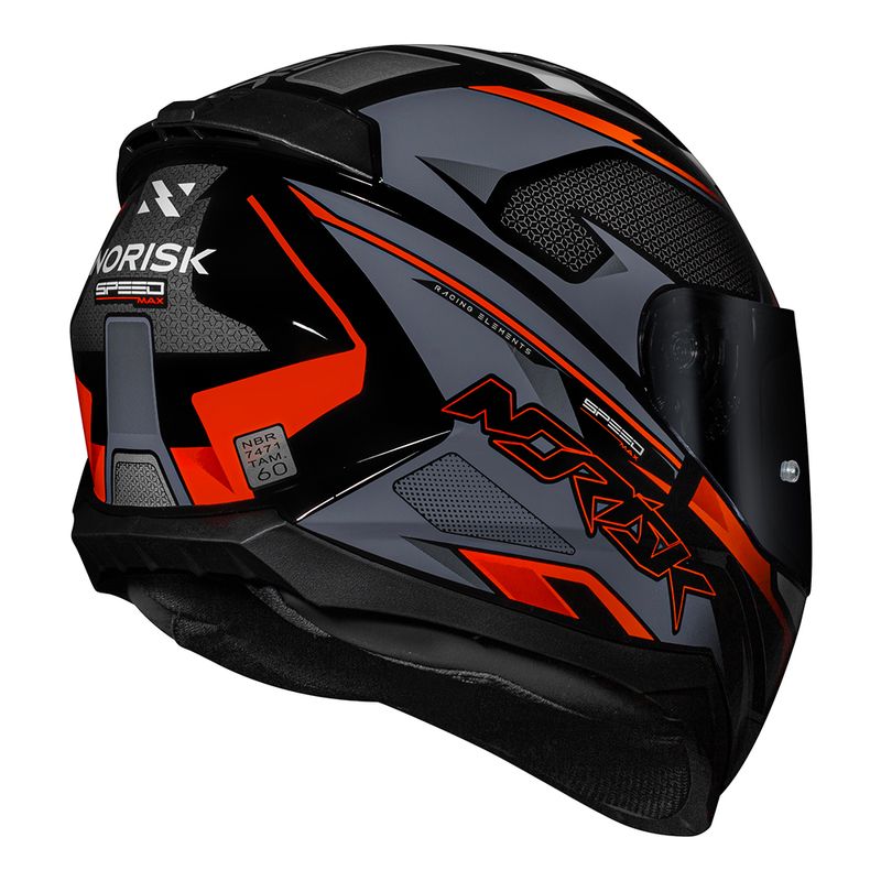 CAPACETE RAZOR SPEEDMAX LARANJA