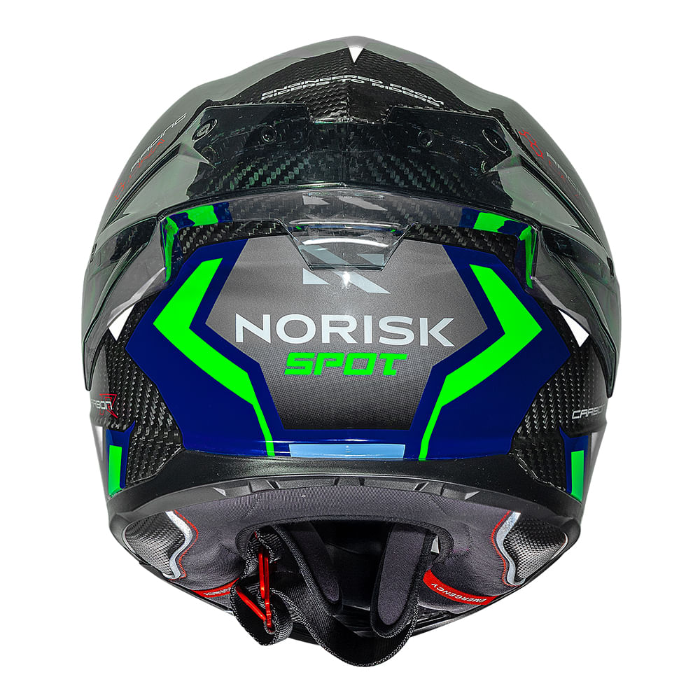 CAPACETE NORISK CARBON R SPOT AZUL