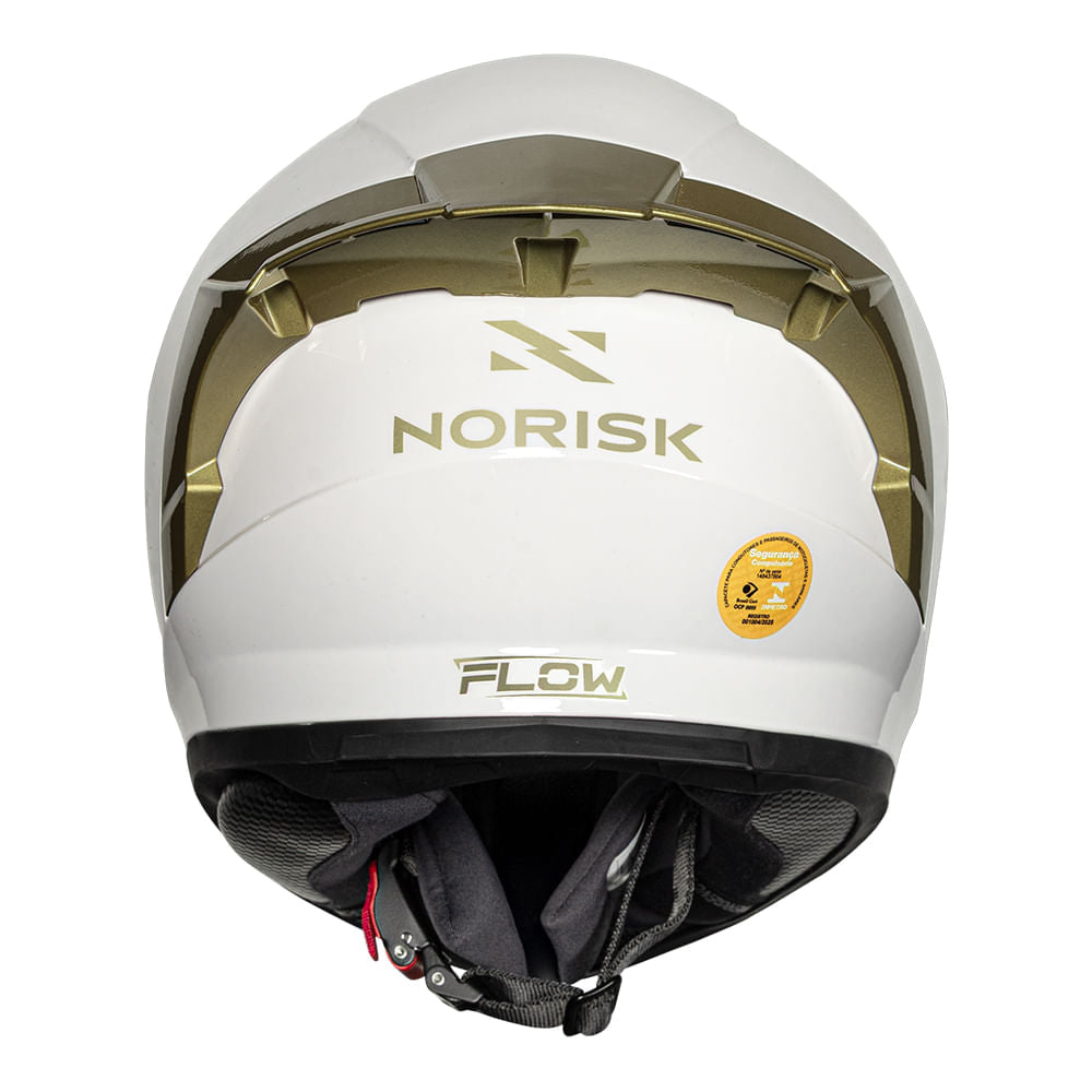 CAPACETE FLOW MONOCOLOR BRANCO SPECIAL