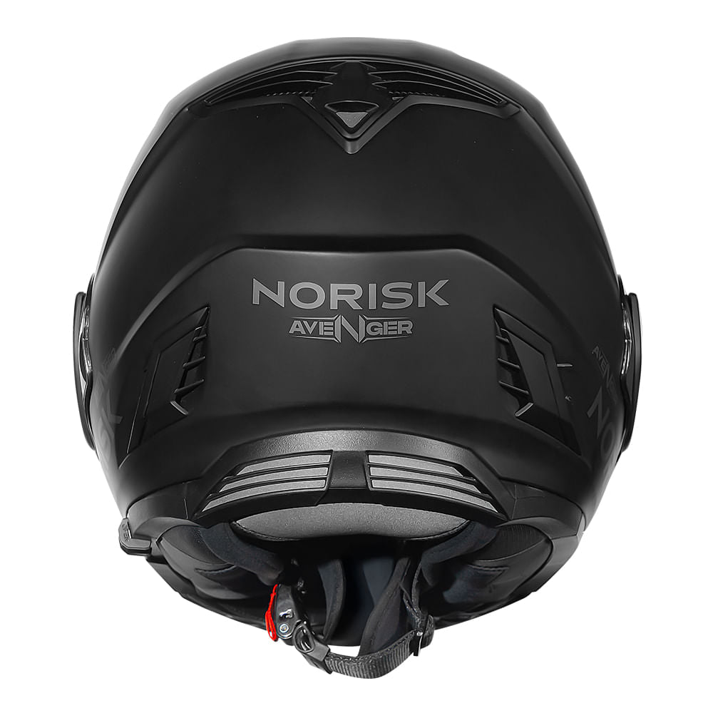 CAPACETE AVENGER MONOCOLOR PRETO FOSCO