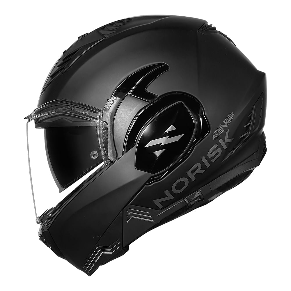 CAPACETE AVENGER MONOCOLOR PRETO FOSCO