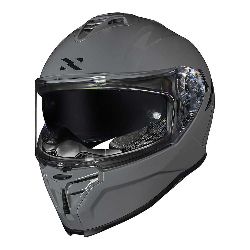 CAPACETE STRADA II MONOCOLOR NARDO CINZA