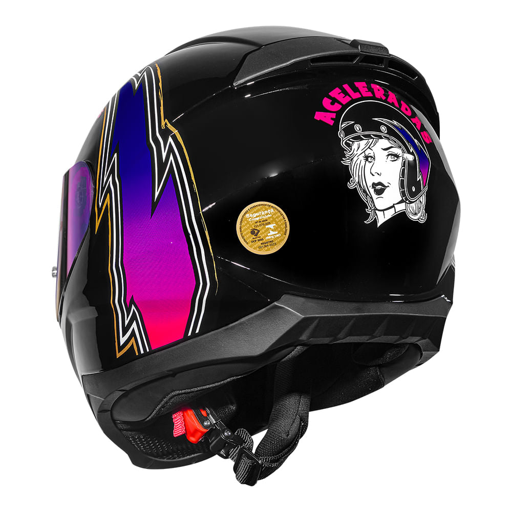 CAPACETE RAZOR ACELERADAS PRETO
