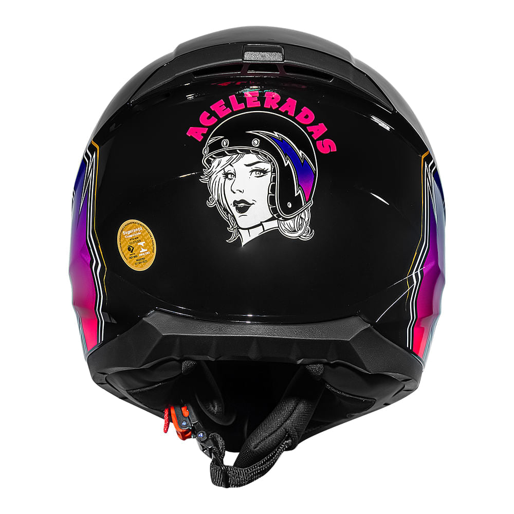 CAPACETE RAZOR ACELERADAS PRETO