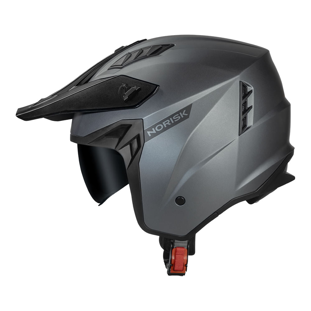 DARTH II CAPACETE MONOCOLOR TITANIUM FOSCO