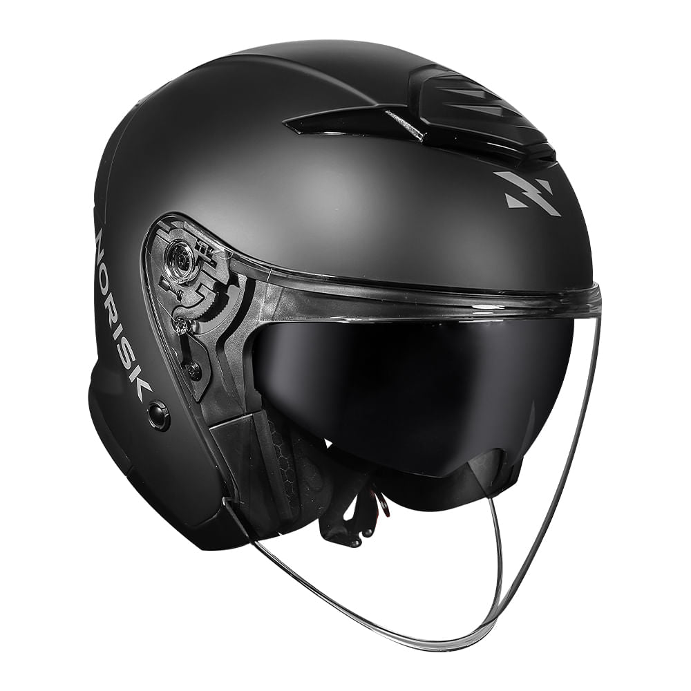 CAPACETE CITY MONOCOLOR PRETO FOSCO