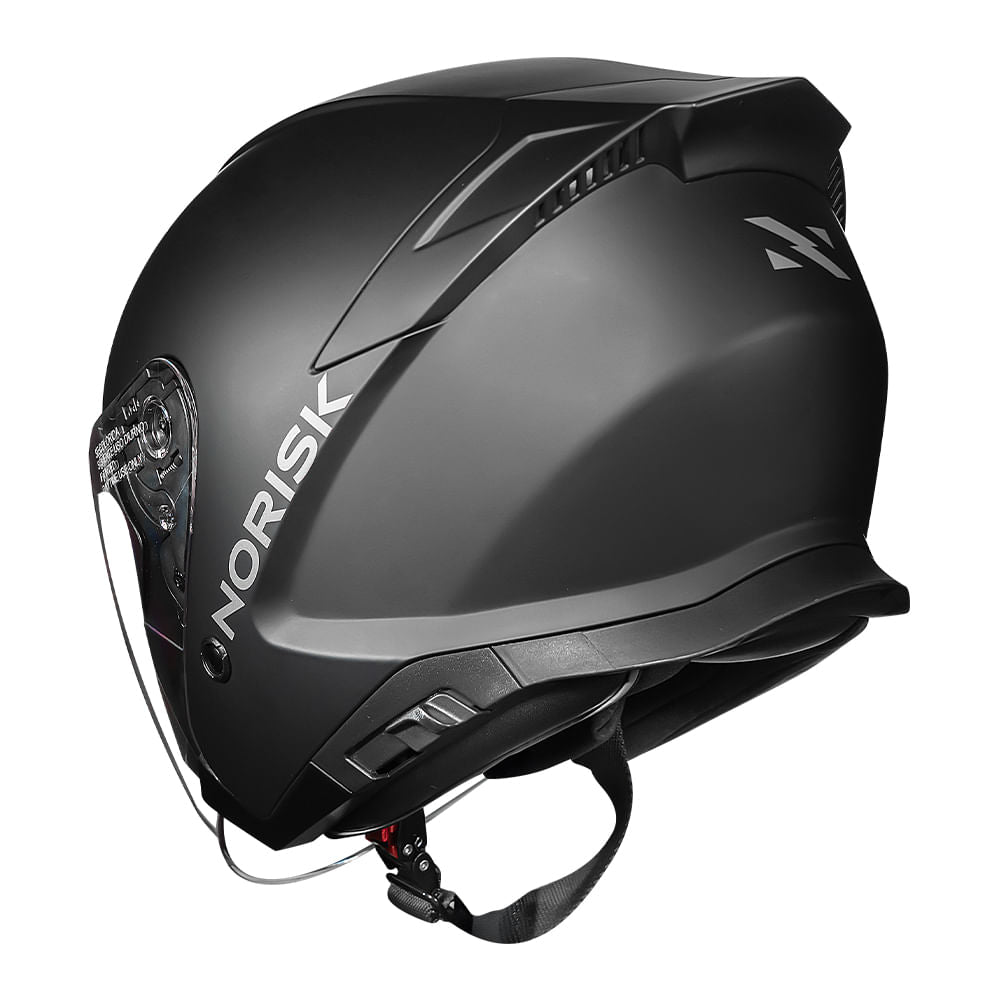 CAPACETE CITY MONOCOLOR PRETO FOSCO