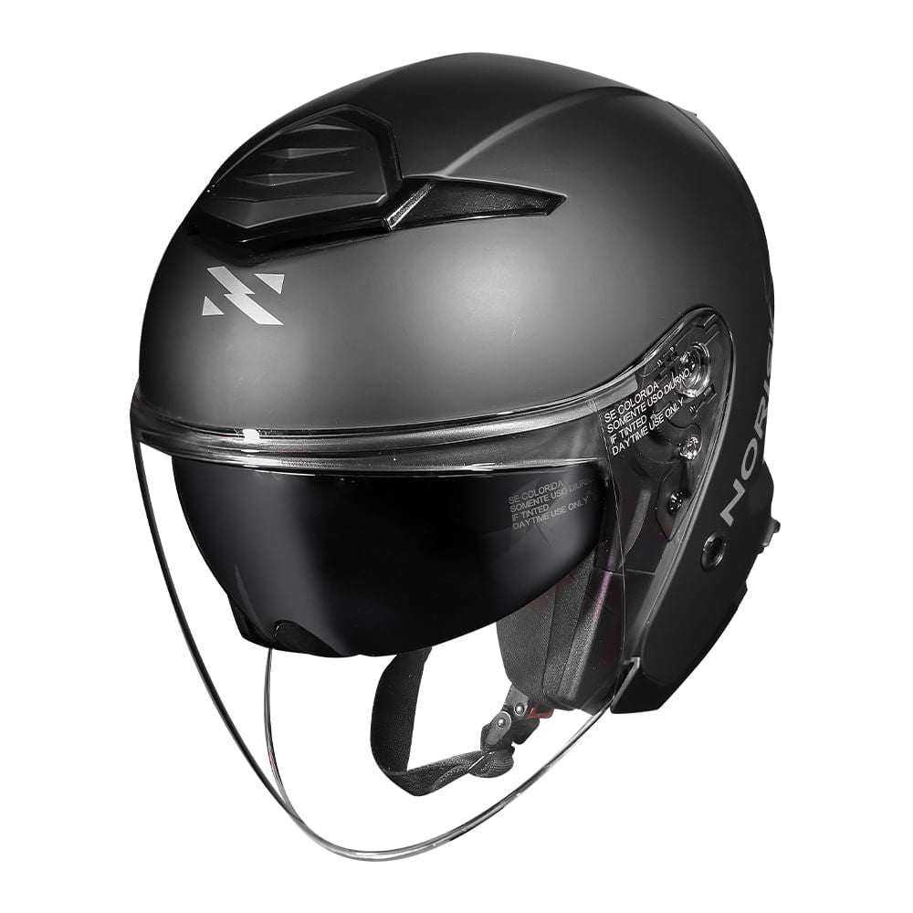 CAPACETE CITY MONOCOLOR PRETO FOSCO