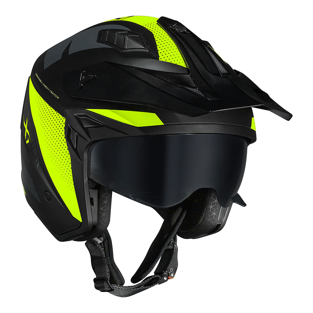 CAPACETE DARTH II X1 AMARELO FOSCO