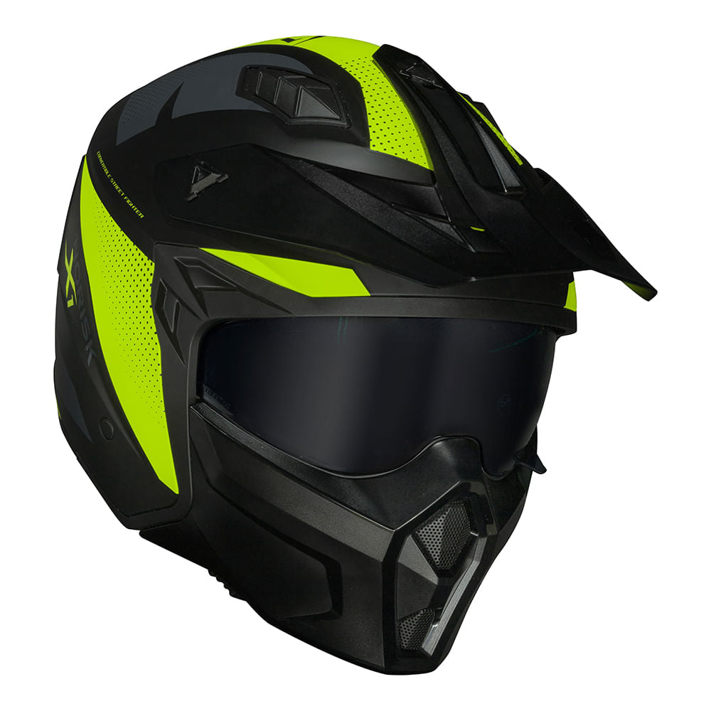 CAPACETE DARTH II X1 AMARELO FOSCO