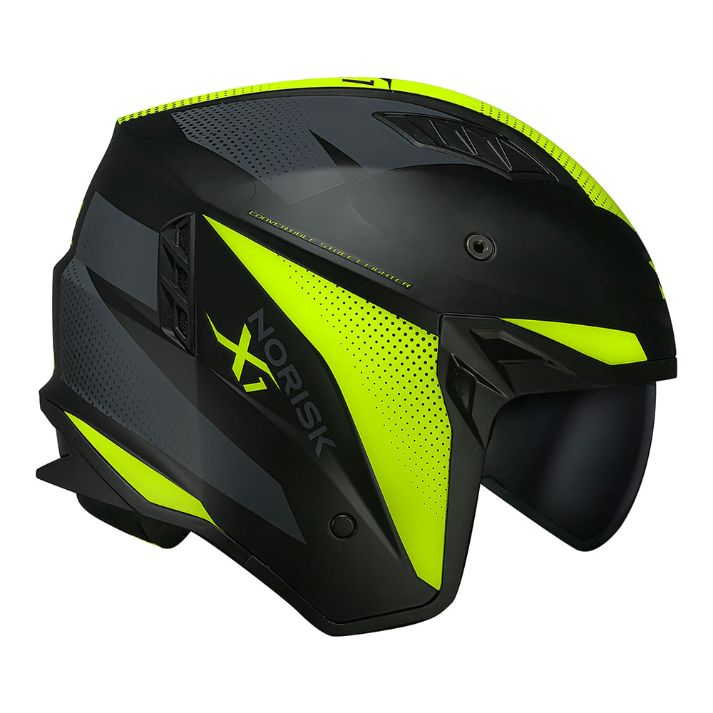CAPACETE DARTH II X1 AMARELO FOSCO