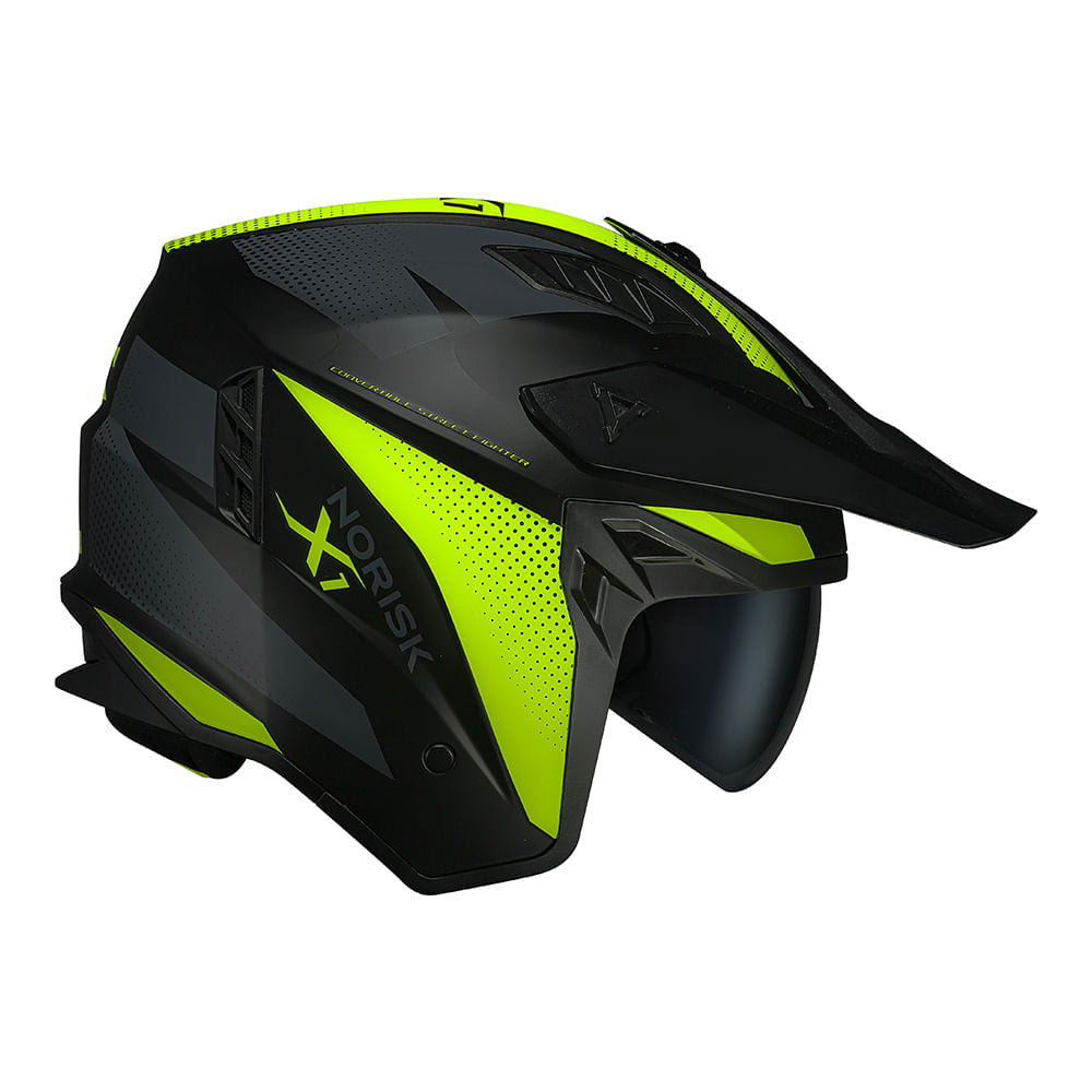 CAPACETE DARTH II X1 AMARELO FOSCO