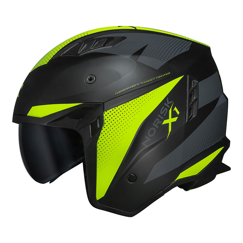 CAPACETE DARTH II X1 AMARELO FOSCO