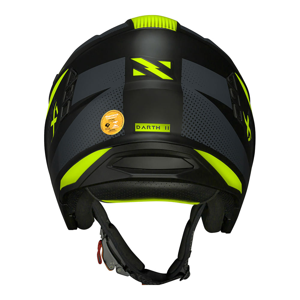 CAPACETE DARTH II X1 AMARELO FOSCO