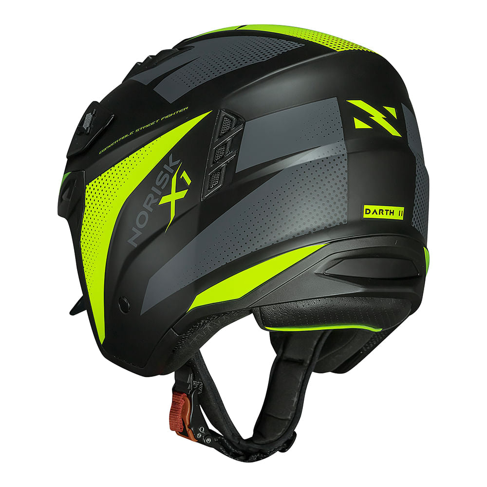 CAPACETE DARTH II X1 AMARELO FOSCO
