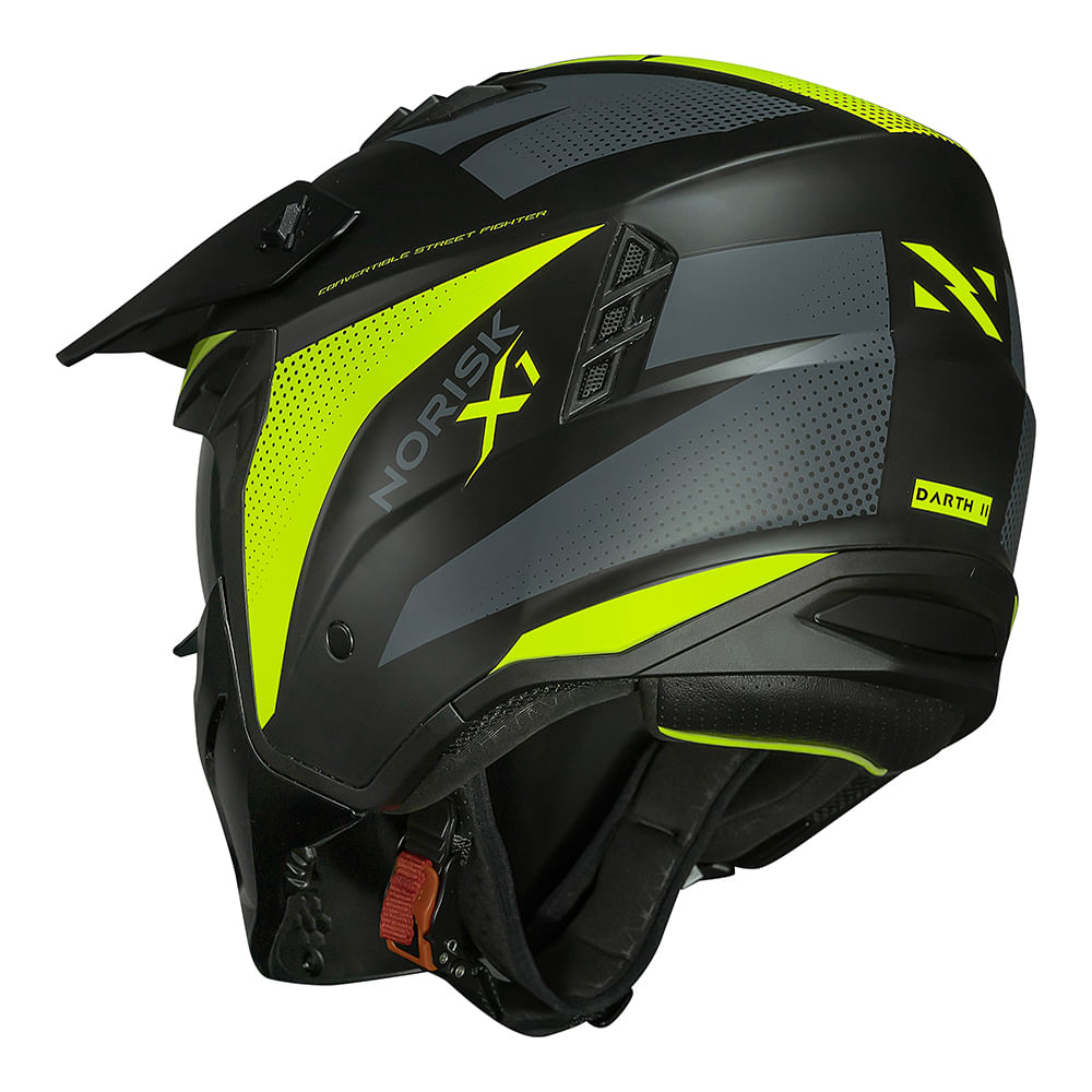 CAPACETE DARTH II X1 AMARELO FOSCO