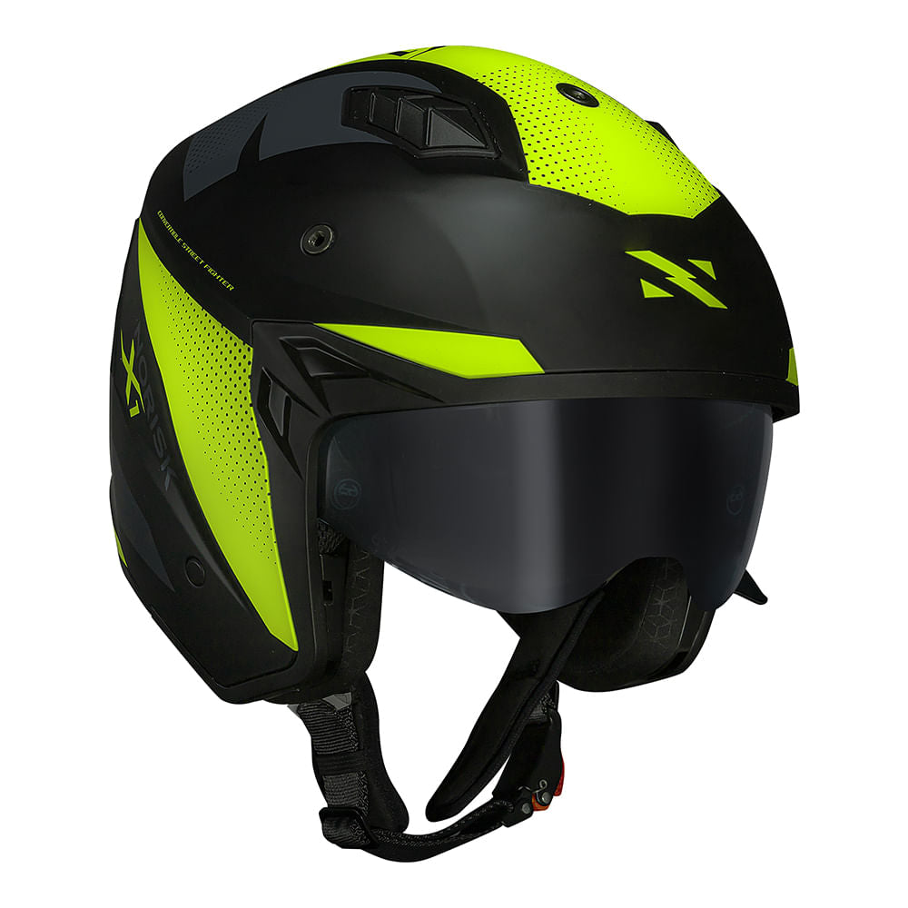 CAPACETE DARTH II X1 AMARELO FOSCO
